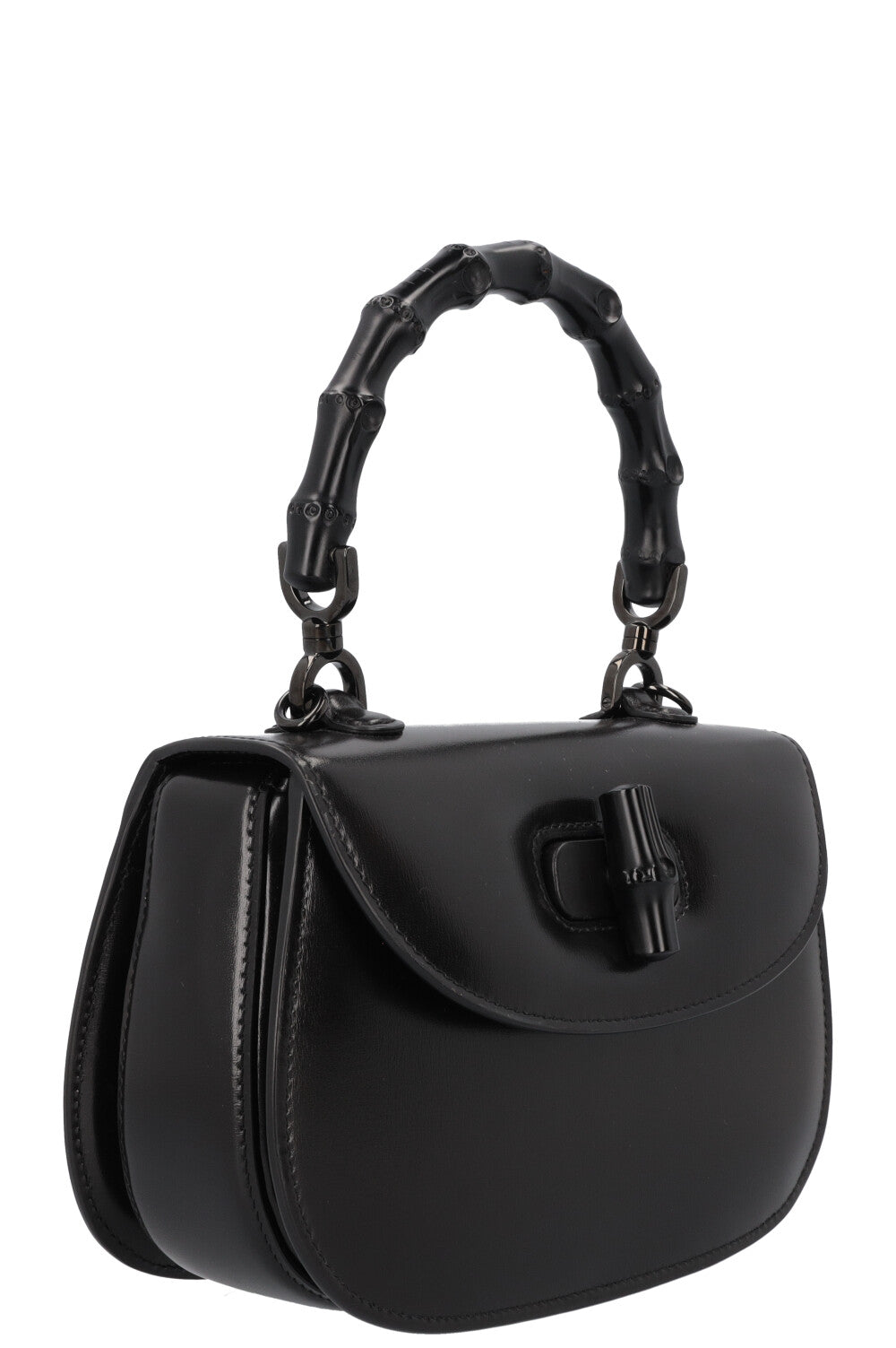Luxury Gucci Trending 2025 Bamboo 1947 Small Top Handle Bag Black