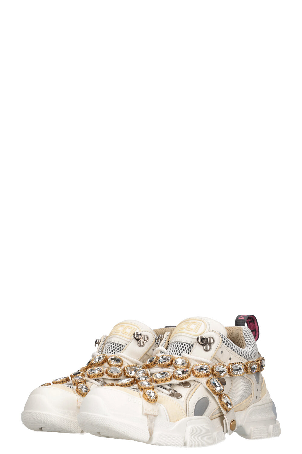 Luxury Gucci Trending 2025 Flashtrek Sneakers White