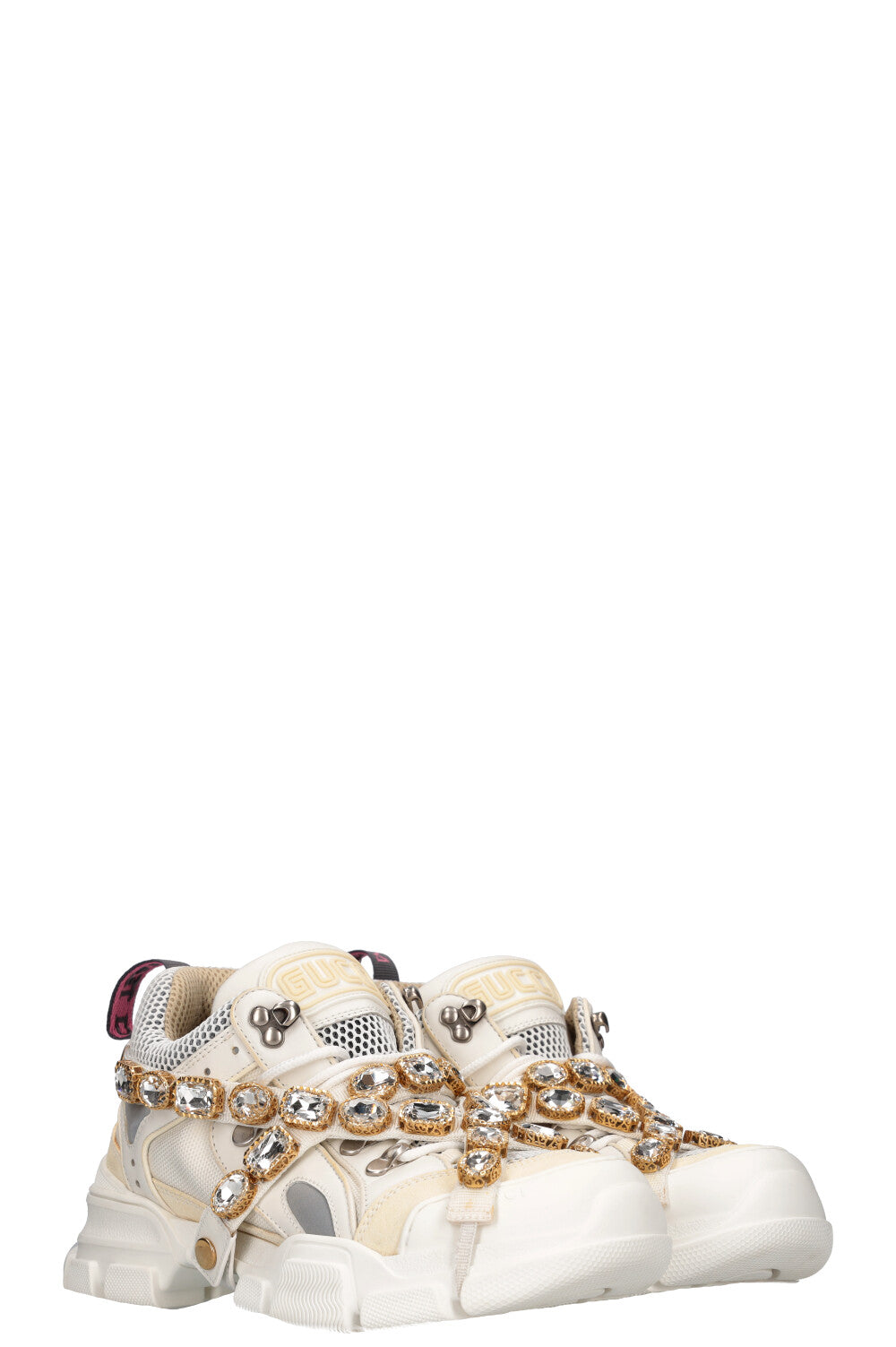 Luxury Gucci Trending 2025 Flashtrek Sneakers White