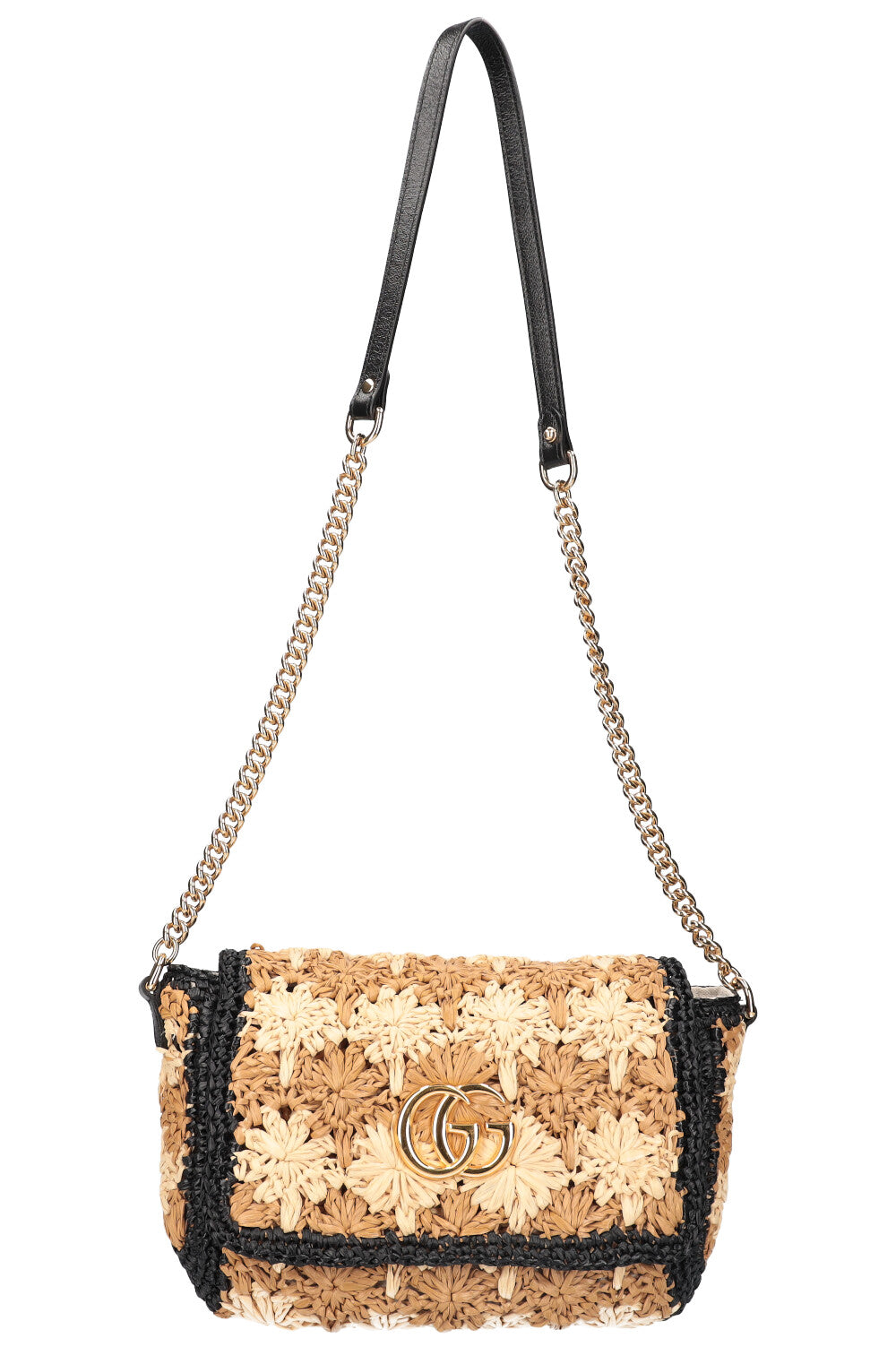 Luxury Gucci Trending 2025 Marmont Bag Raffia Beige