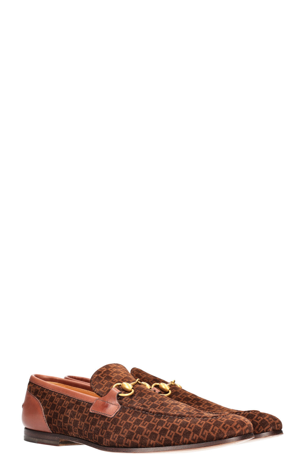 Luxury Gucci Trending 2025 GG Flats Suede Brown