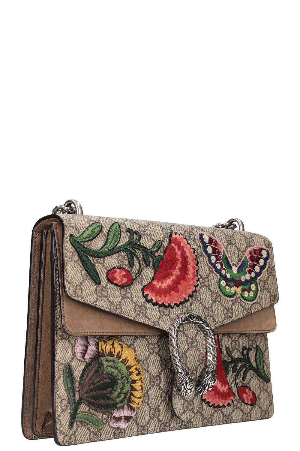 Luxury Gucci Trending 2025 Dionysus Supreme Floral Embroidered Bag Medium