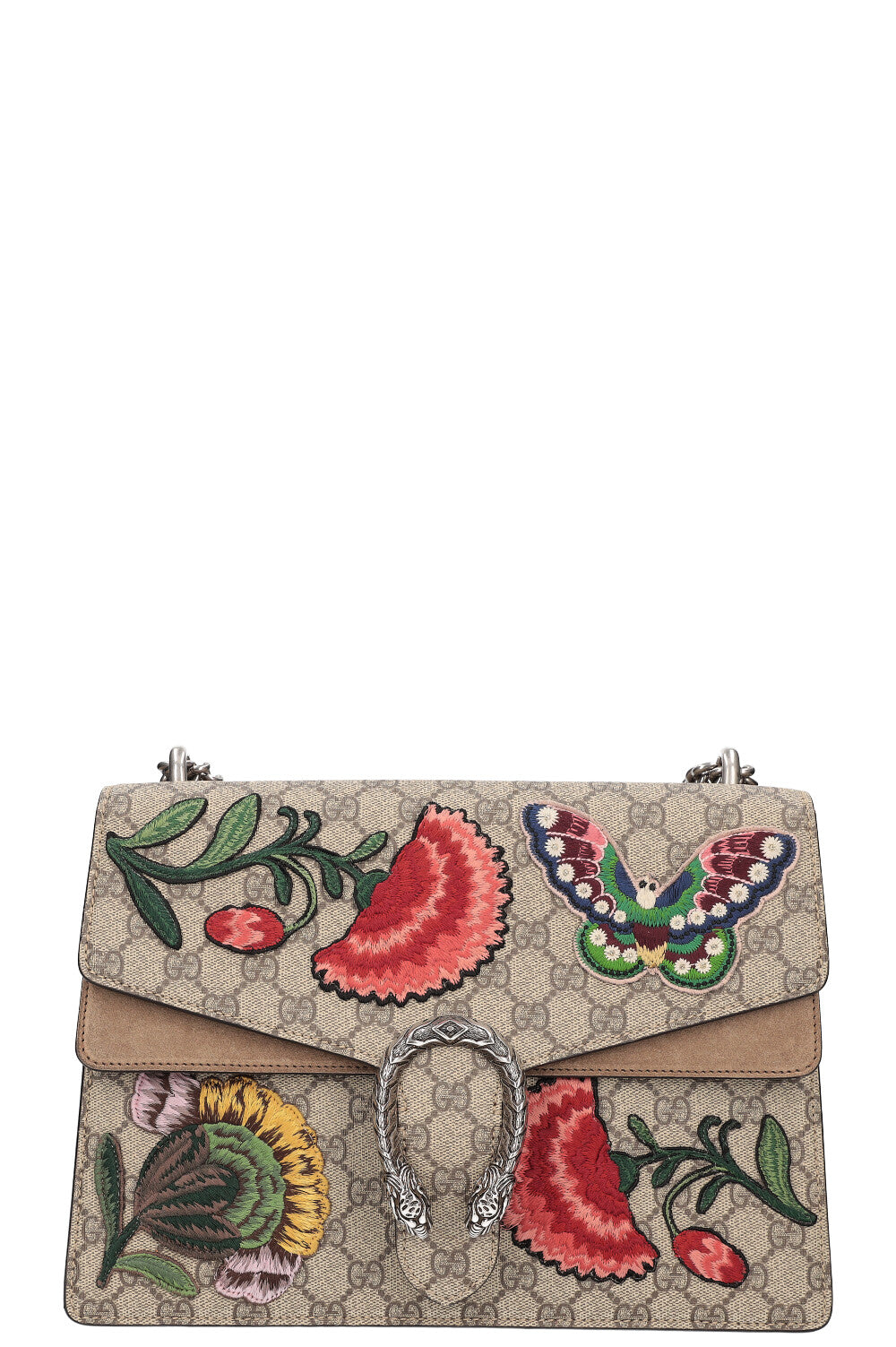 Luxury Gucci Trending 2025 Dionysus Supreme Floral Embroidered Bag Medium