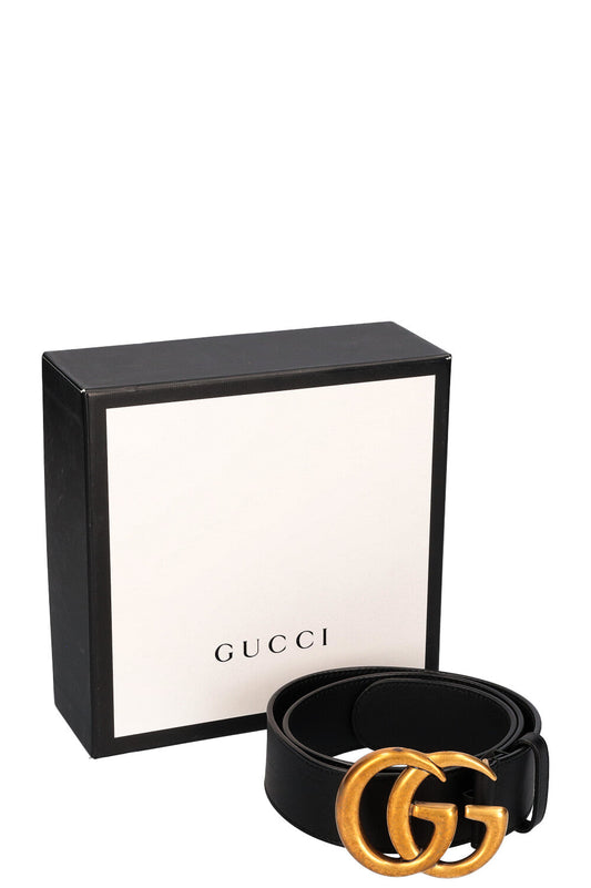 Luxury Gucci Trending 2025 GG Marmont Belt Black