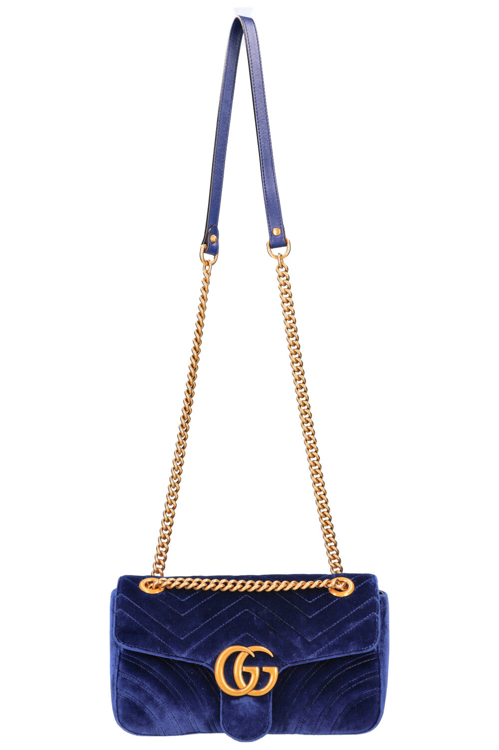 Luxury Gucci Trending 2025 Marmont Bag Velvet Blue