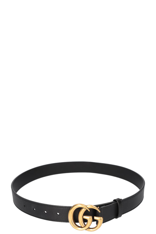 Luxury Gucci Trending 2025 GG Marmont Belt Black