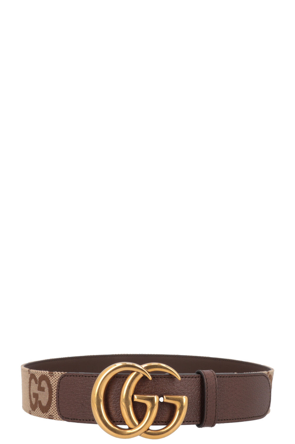 Luxury Gucci Trending 2025 Jumbo GG Marmont Belt Brown