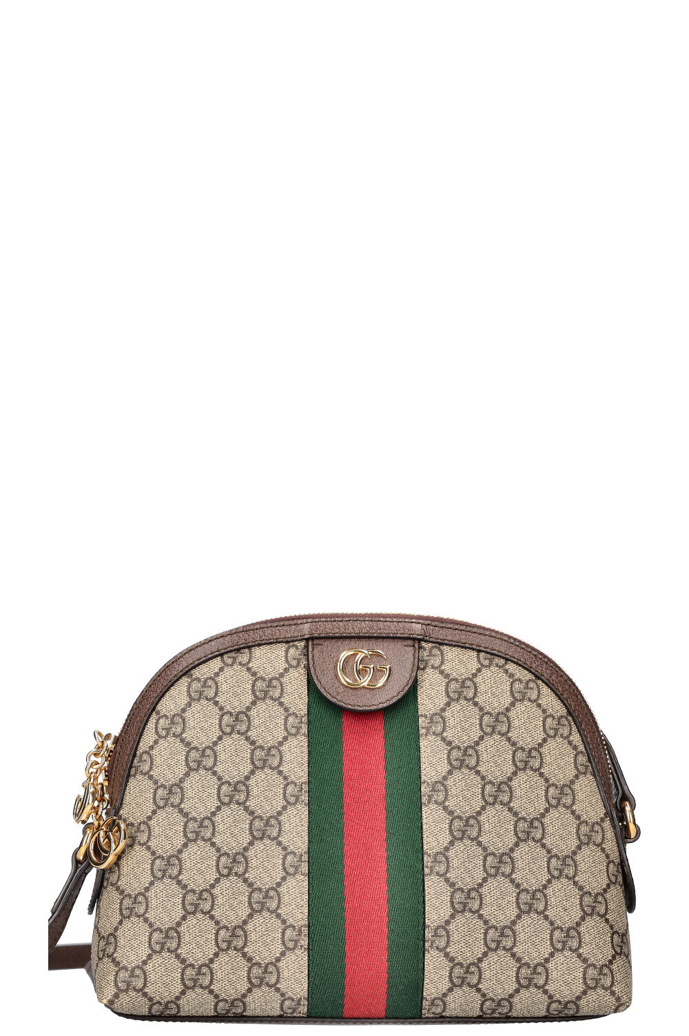 Luxury Gucci Trending 2025 Ophidia Dome Shoulder Bag GG Coated Canvas