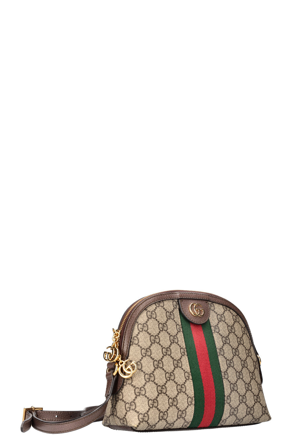 Luxury Gucci Trending 2025 Ophidia Dome Shoulder Bag GG Coated Canvas