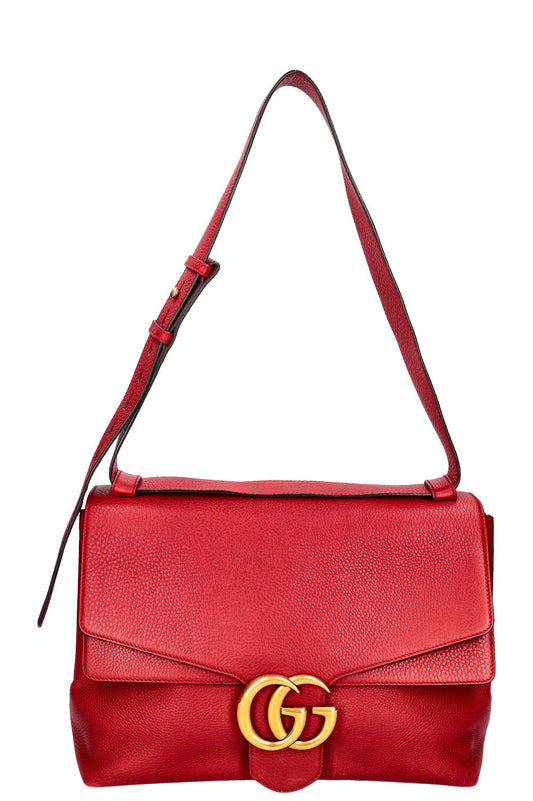 Luxury Gucci Trending 2025 GG Marmont Shoulder Bag Red