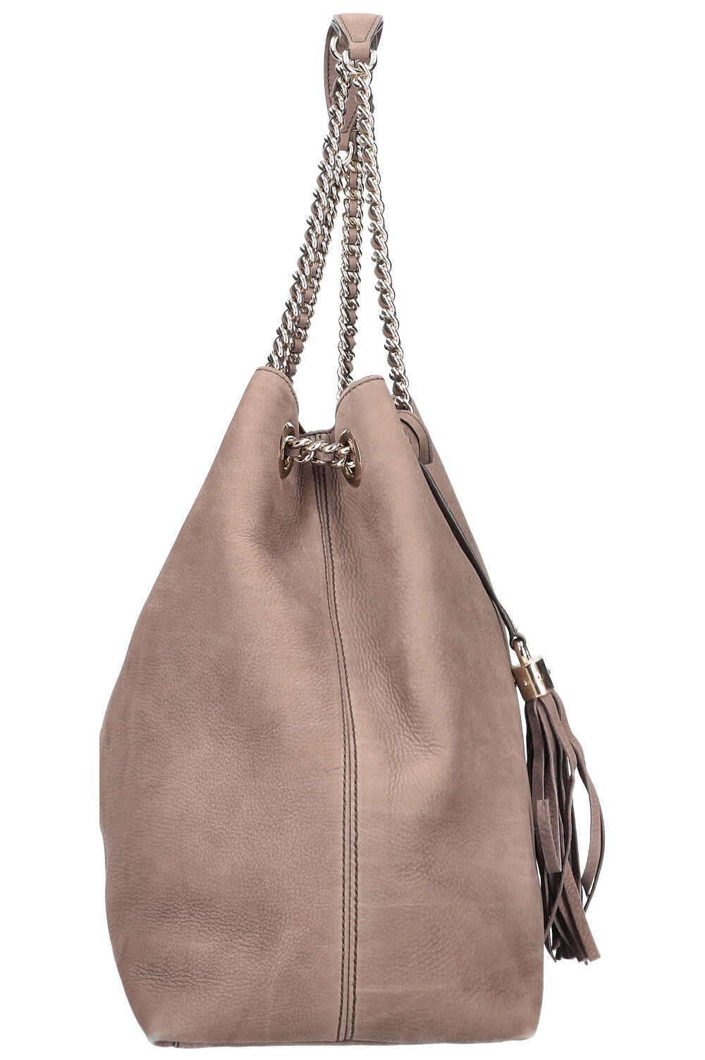 Luxury Gucci Trending 2025 Soho Chain Shoulder Bag Etoupe
