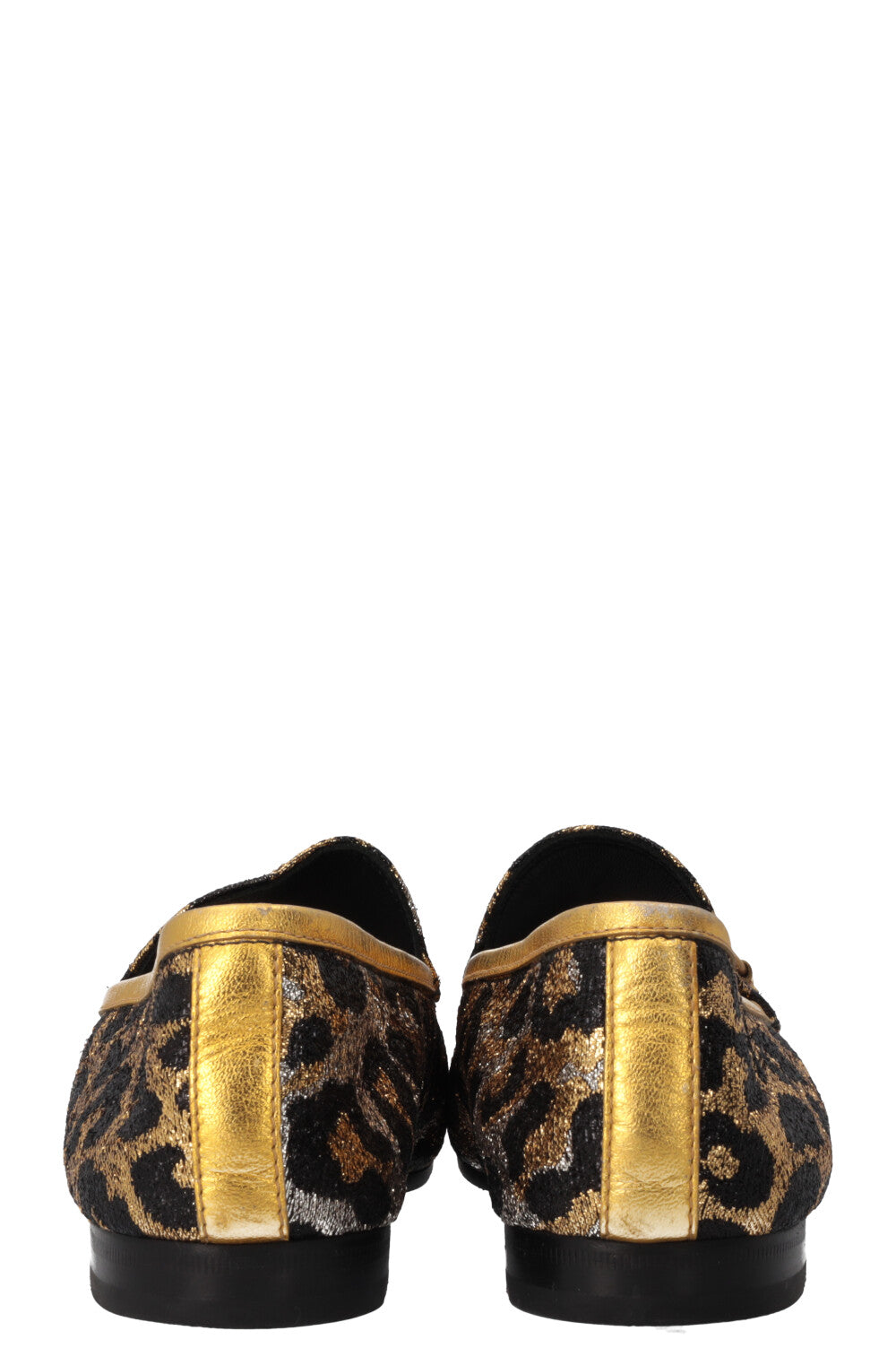 Luxury Gucci Trending 2025 Jordaan Loafers Lurex Cheetah
