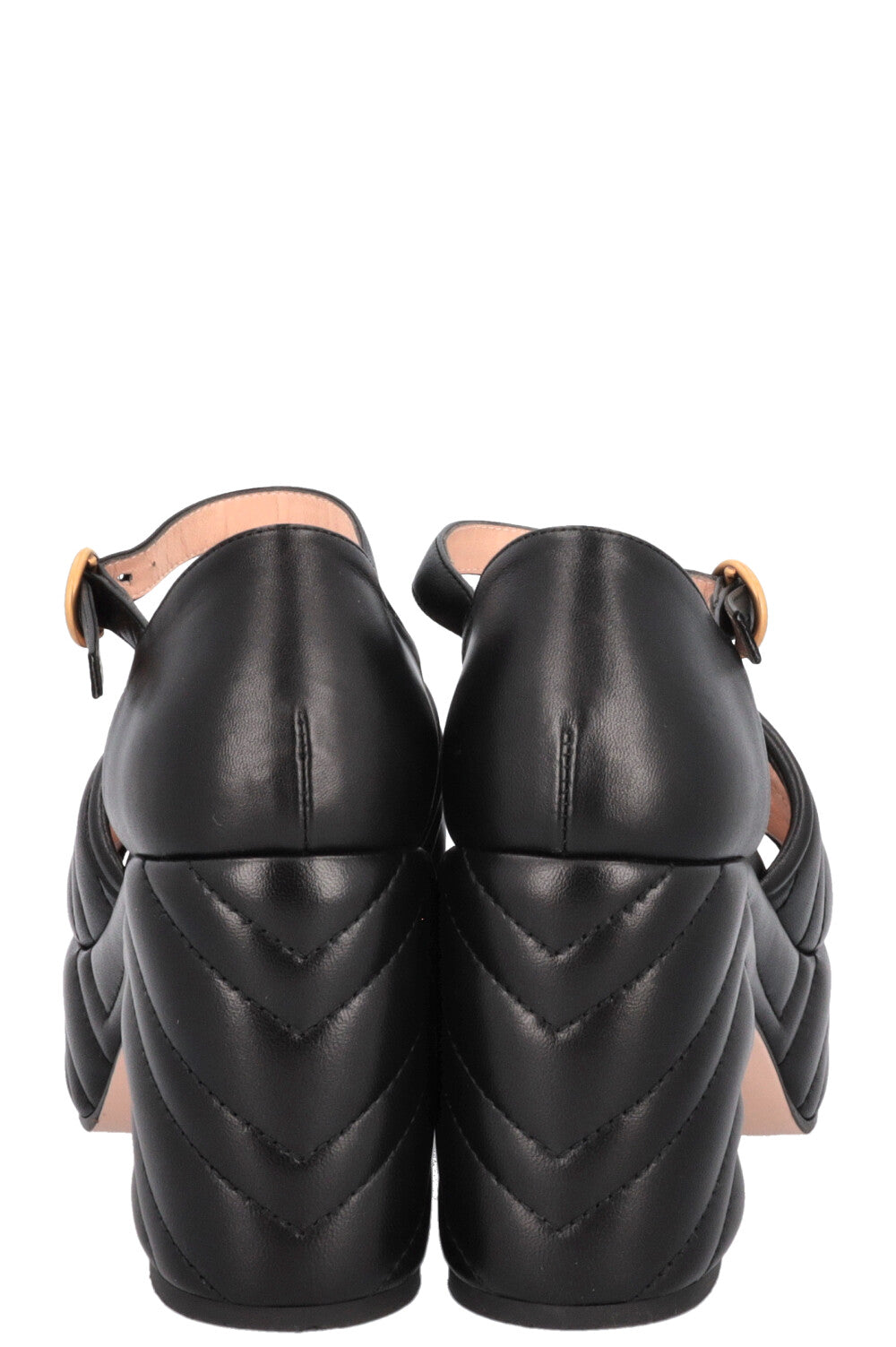 Luxury Gucci Trending 2025 GG Quilted Heels Black