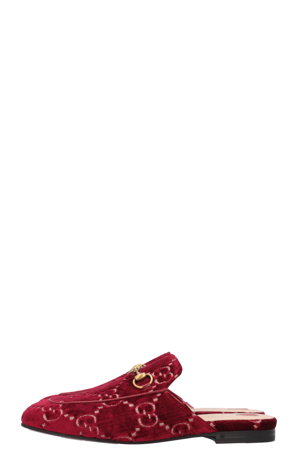 Luxury Gucci Trending 2025 Princetown Mule Red Velvet