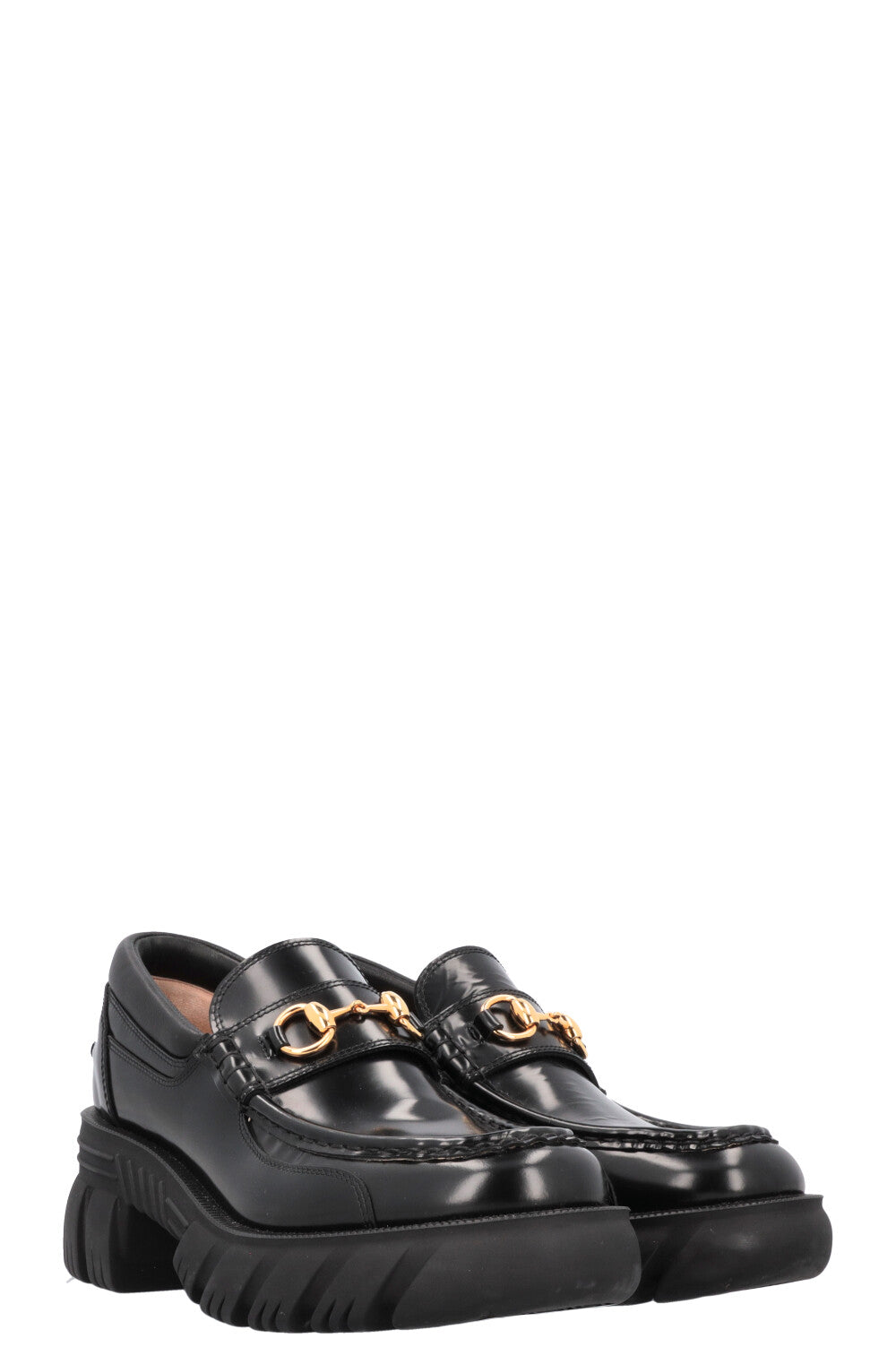 Luxury Gucci Trending 2025 Horsebit Loafers Leather Black