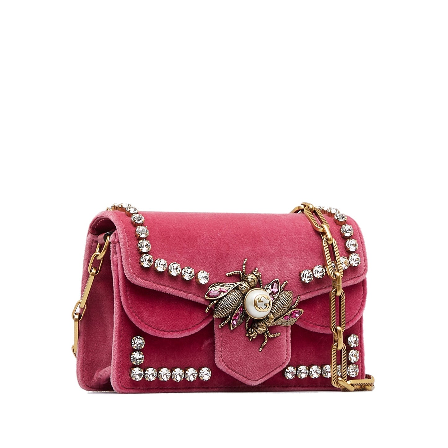 Luxury Gucci Trending 2025 Broadway Velvet Crossbody Bag