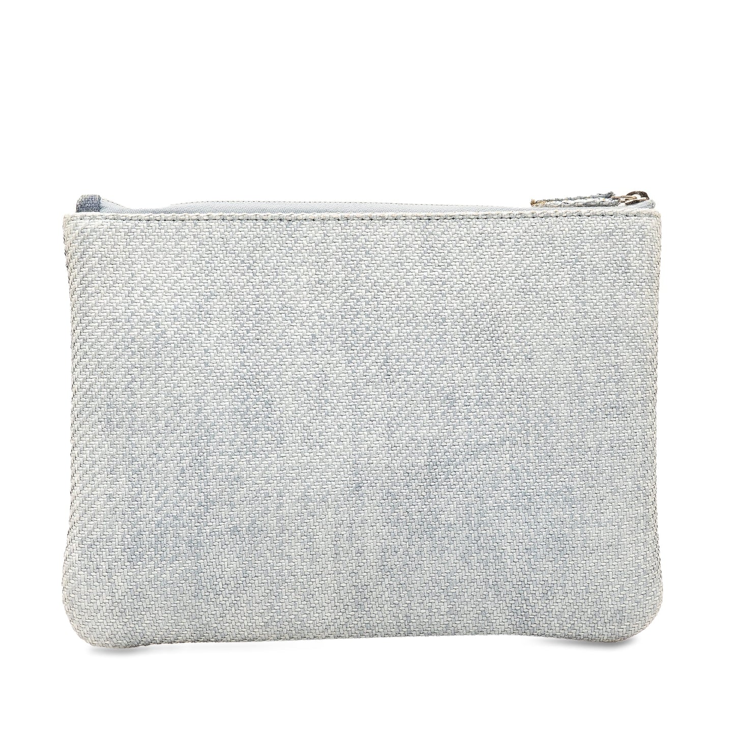 CHANEL Small Canvas Deauville O Case Clutch Bag