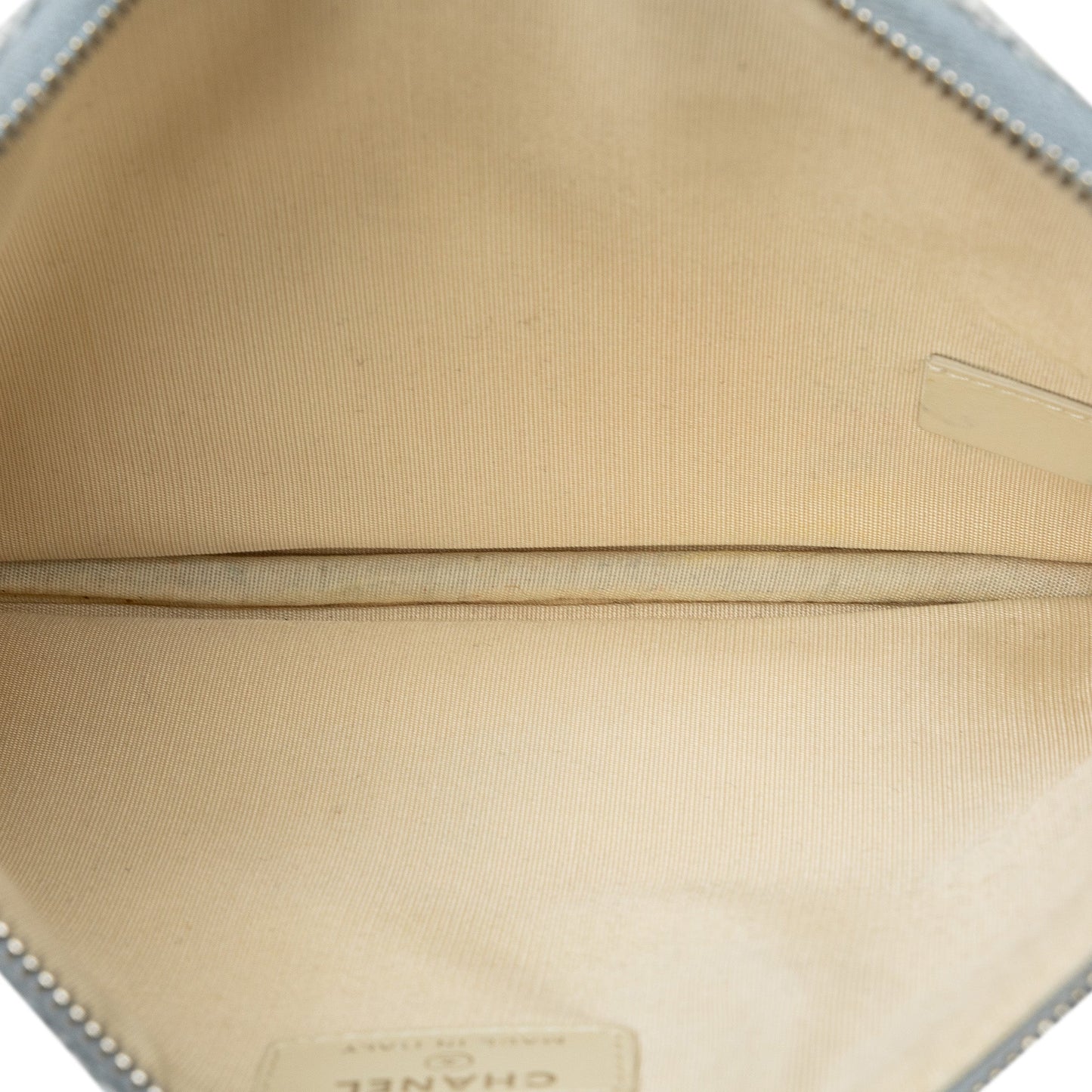 CHANEL Small Canvas Deauville O Case Clutch Bag