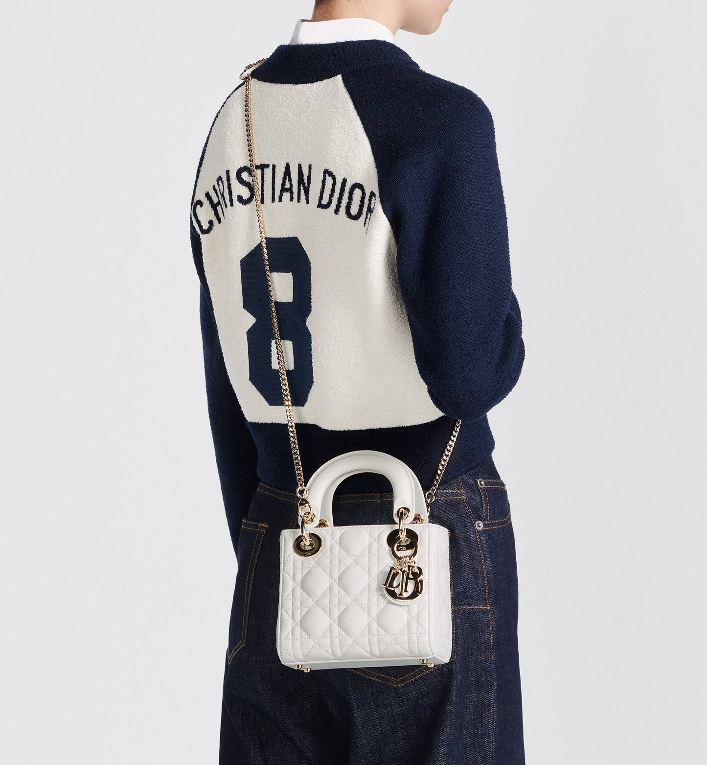 Mini Lady Luxury Dior Bag Latte Cannage Lambskin