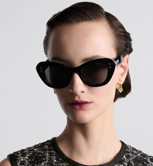 Luxury Diorpacific B3U Black Butterfly Sunglasses