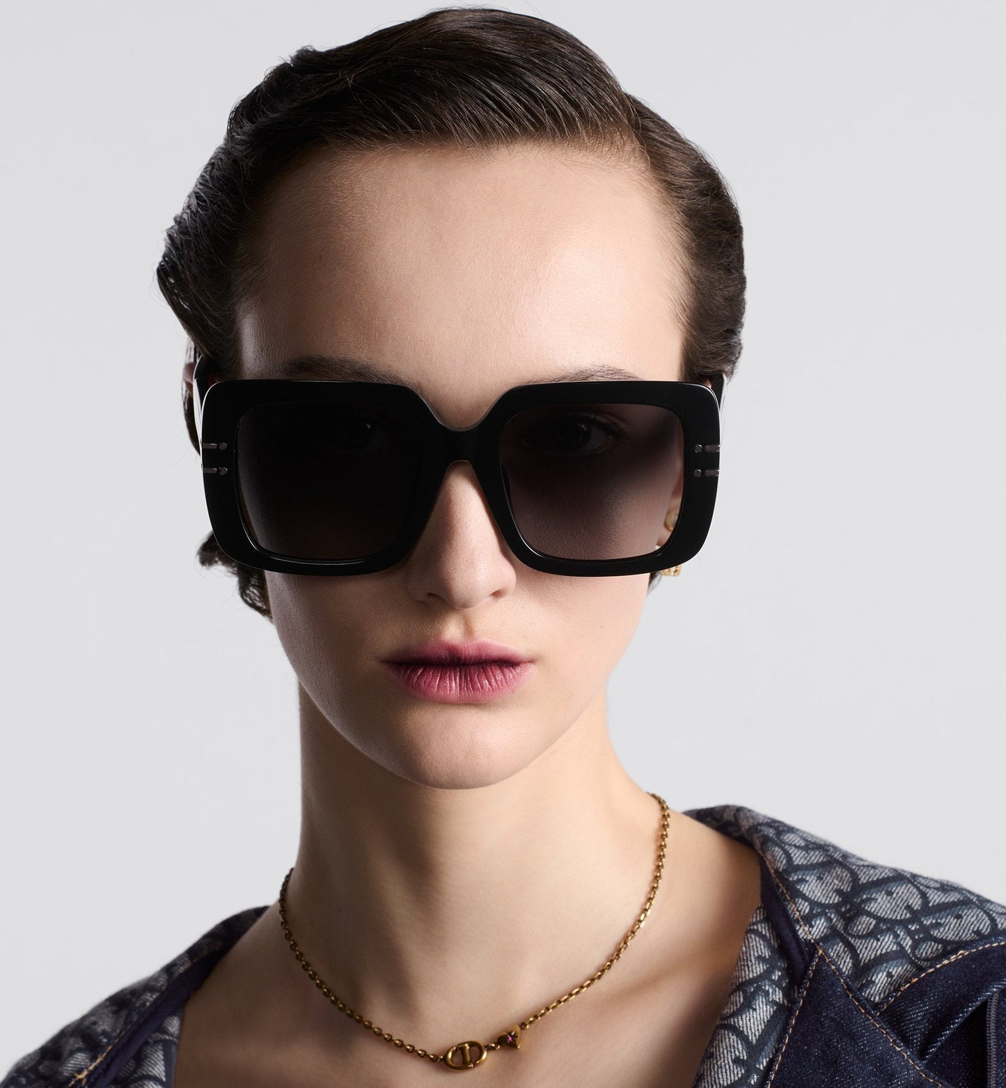 Luxury Diorsignature S11I Black Square Sunglasses