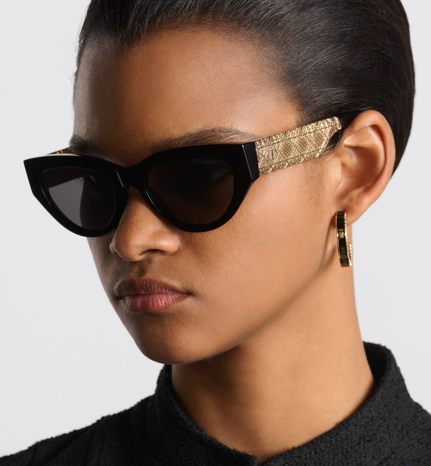 Luxury Dioresille B1I Black Butterfly Sunglasses