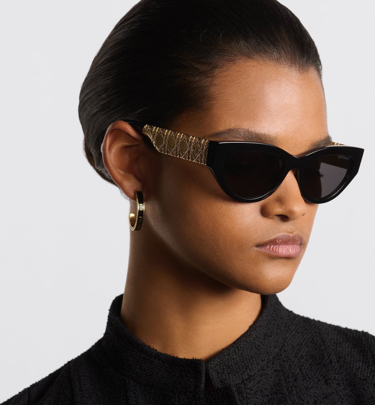 Luxury Dioresille B1I Black Butterfly Sunglasses