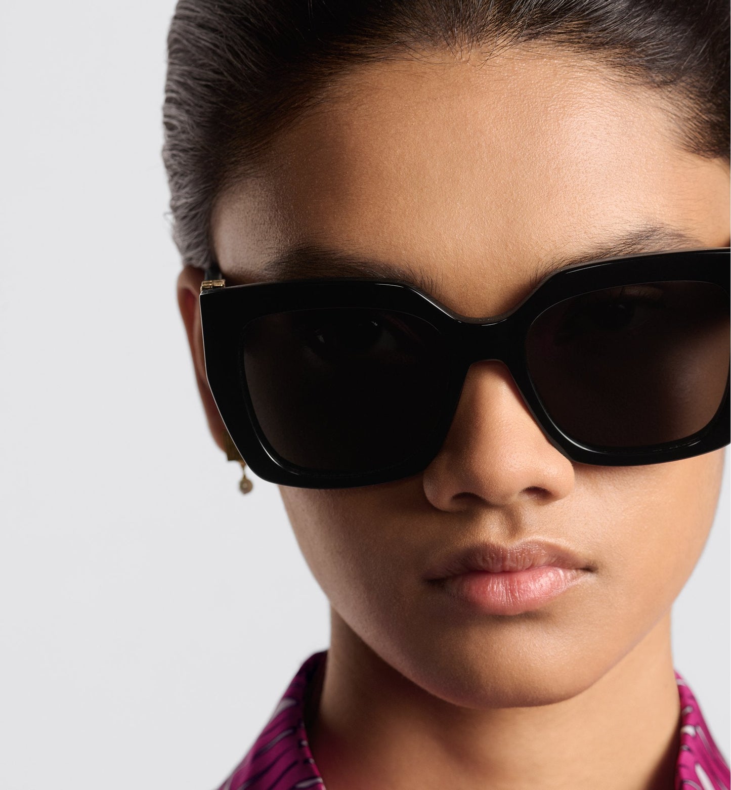 MissLuxury Dior S2I Black Square Sunglasses