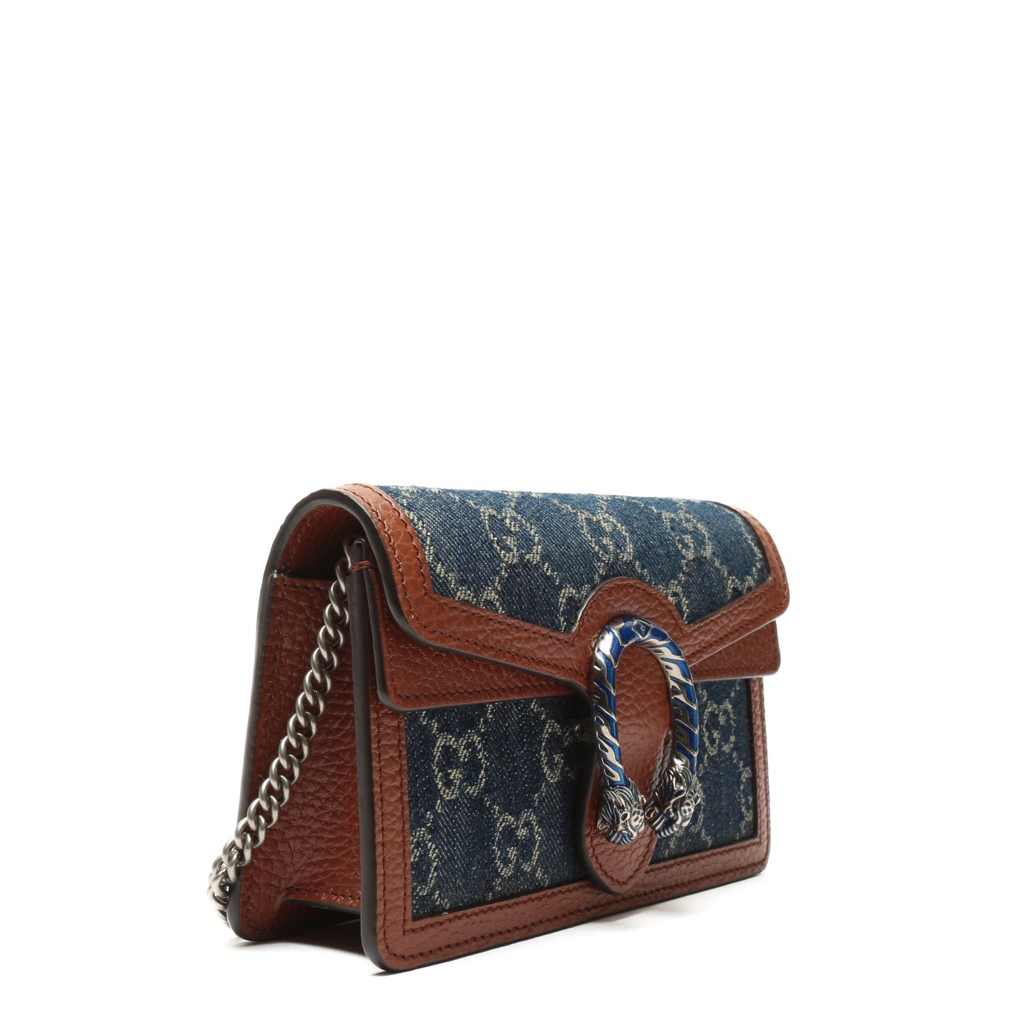 Luxury Gucci GG Denim Super Mini Dionysus