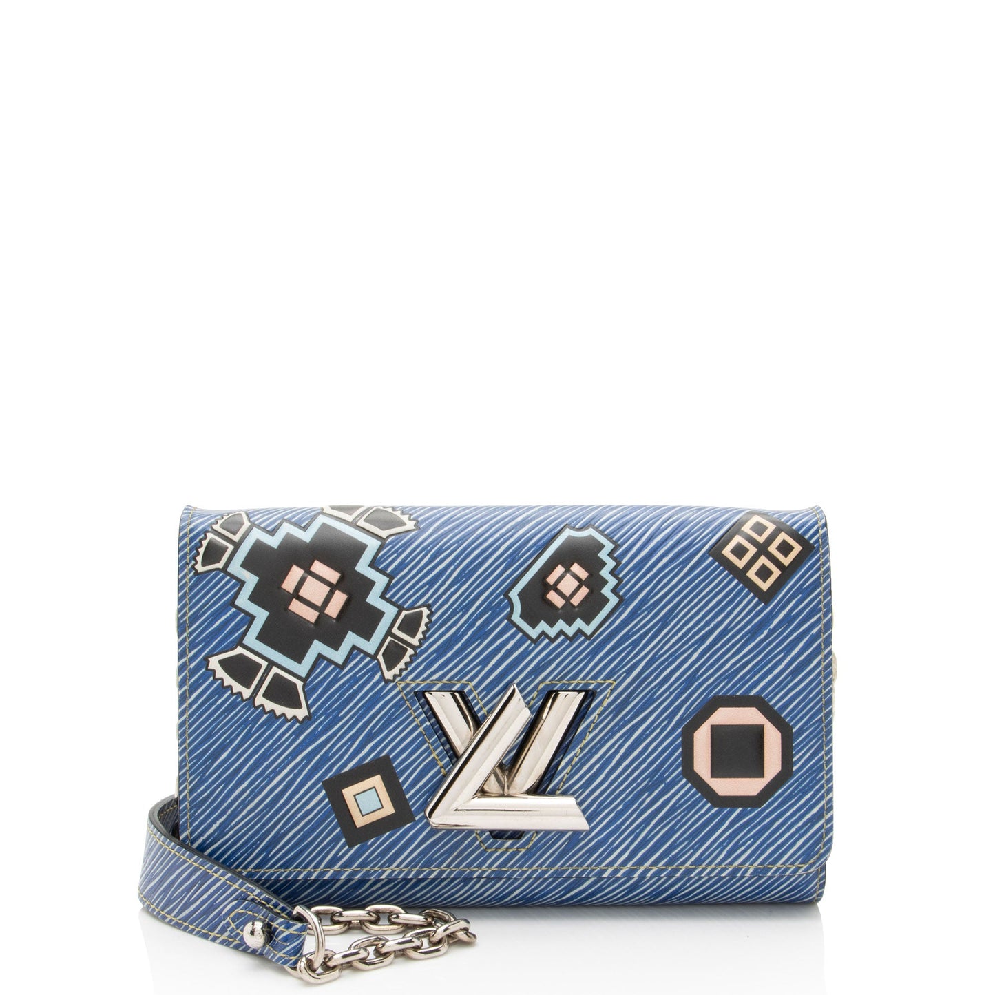 Louis Vuitton Aztec Epi Leather Twist Chain Wallet
