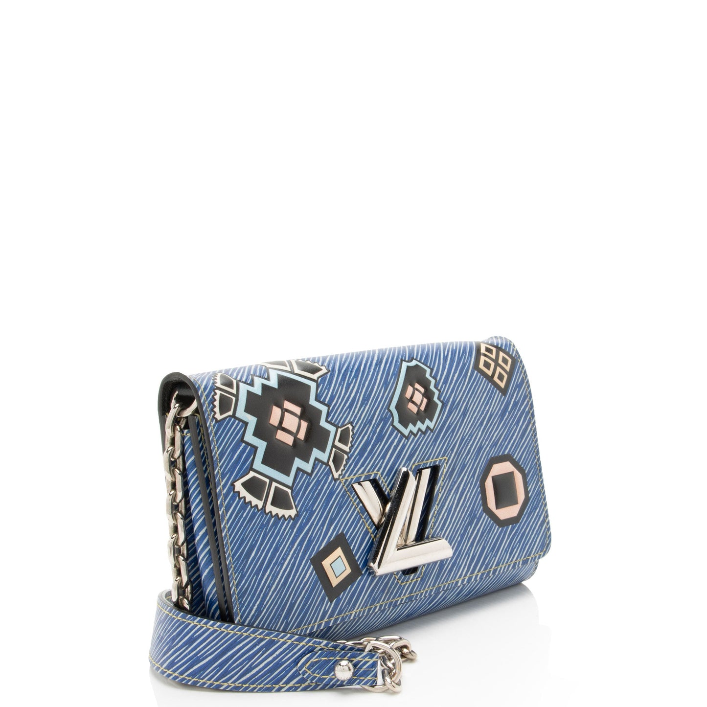 Louis Vuitton Aztec Epi Leather Twist Chain Wallet