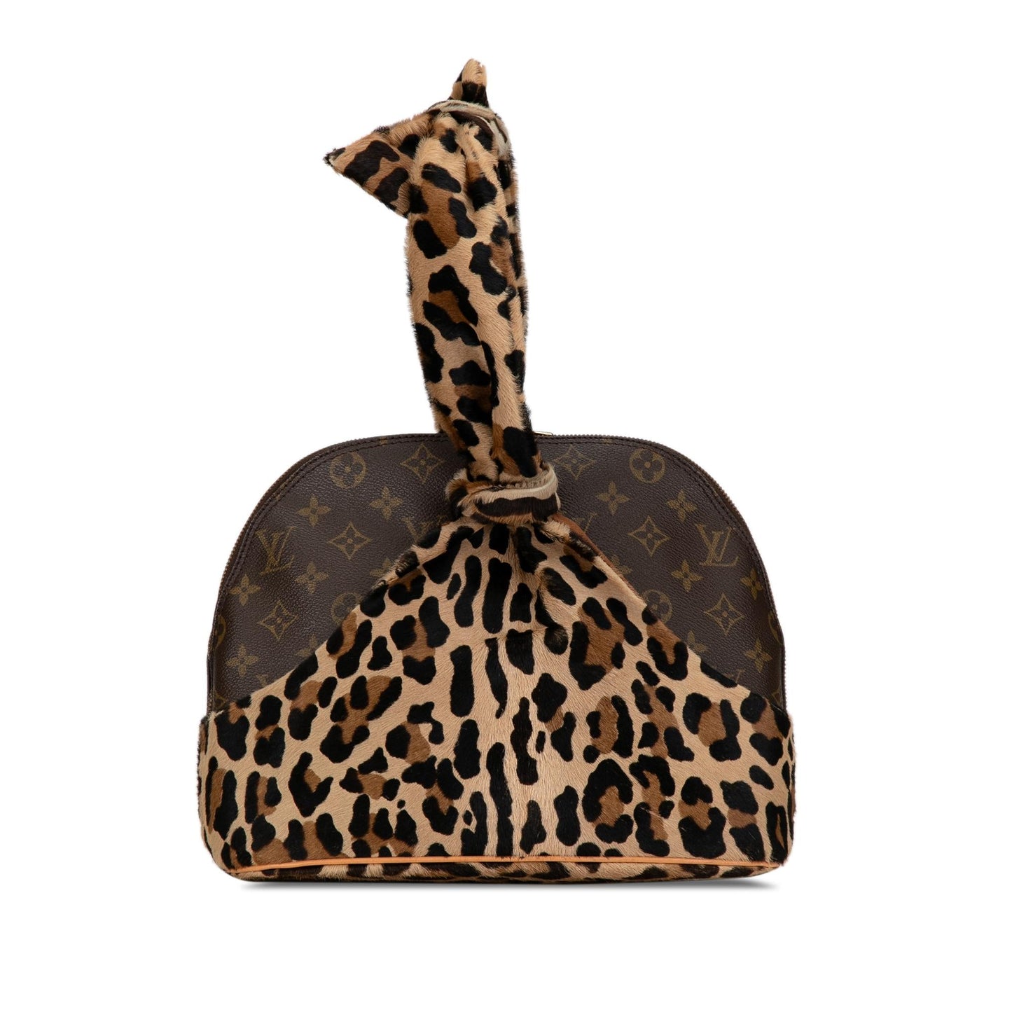 Louis Vuitton Azzedine Alaia Monogram Leopard Alma (SHG-shEsoa)