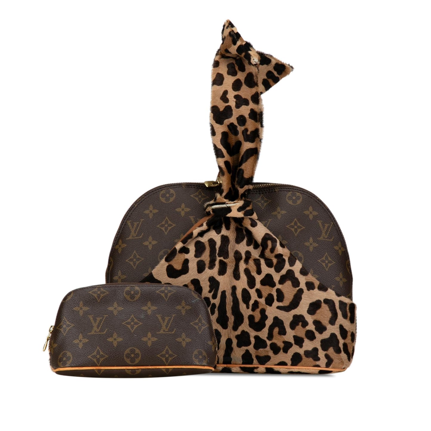 Louis Vuitton Azzedine Alaia Monogram Leopard Alma (SHG-shEsoa)