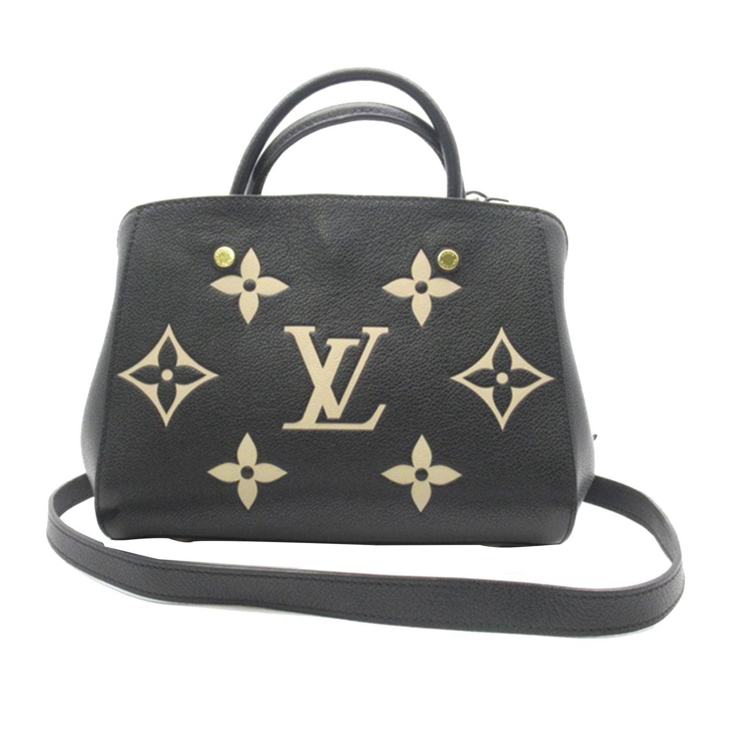 Louis Vuitton Bicolor Monogram Empreinte Giant Montaigne BB (SHG-FFAEuO)
