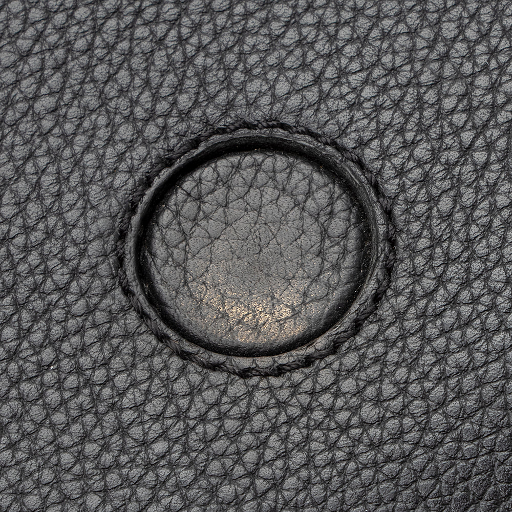 Louis Vuitton Calf Leather Monogram Canvas Double V Satchel (SHF-20589)