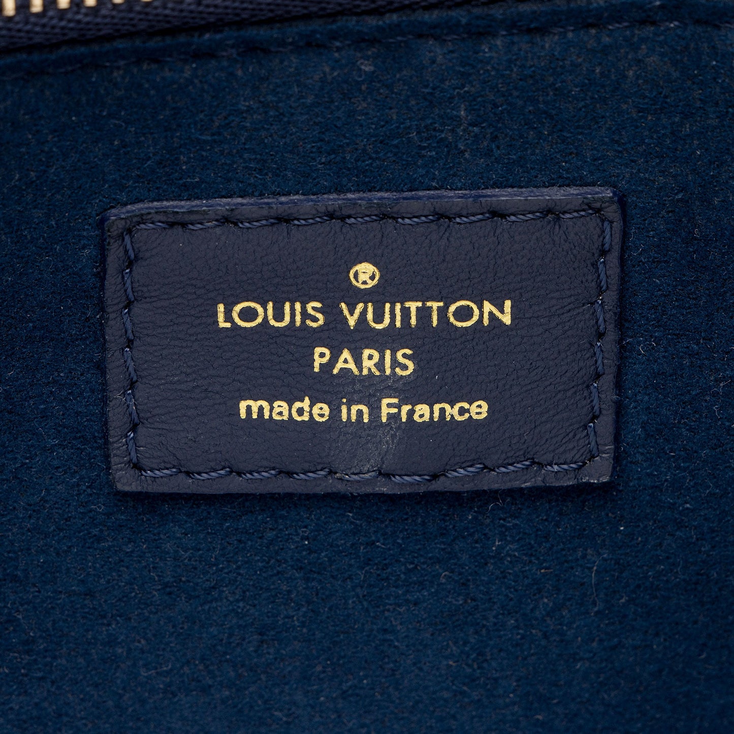 Louis Vuitton Calf Leather Monogram Canvas Double V Satchel