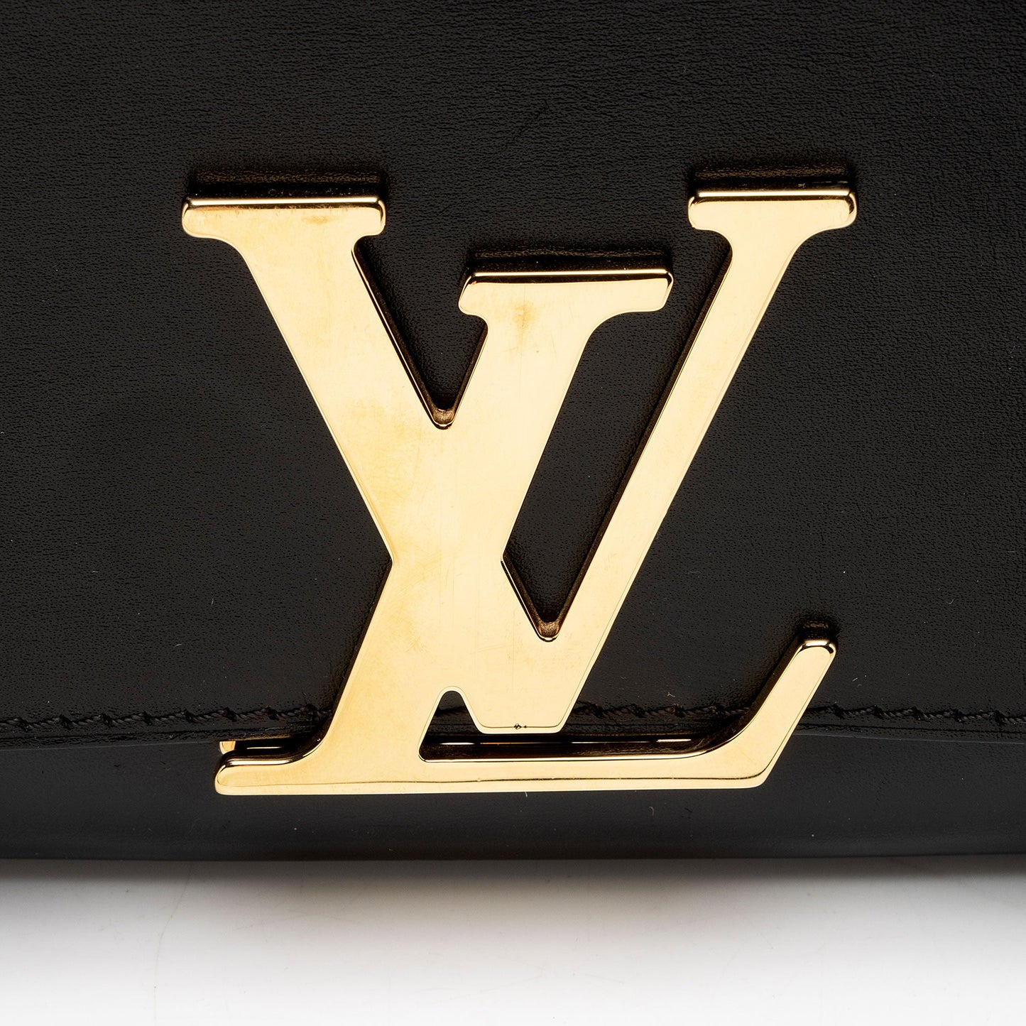 Louis Vuitton Calfskin Chain Louise Shoulder Bag