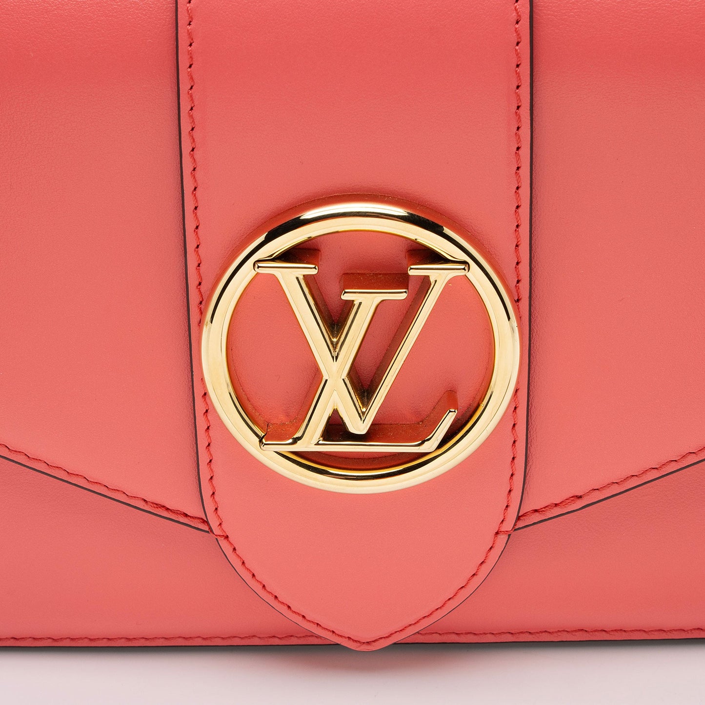 Louis Vuitton Calfskin LV Pont 9 Shoulder Bag (SHF-IZd7W4)