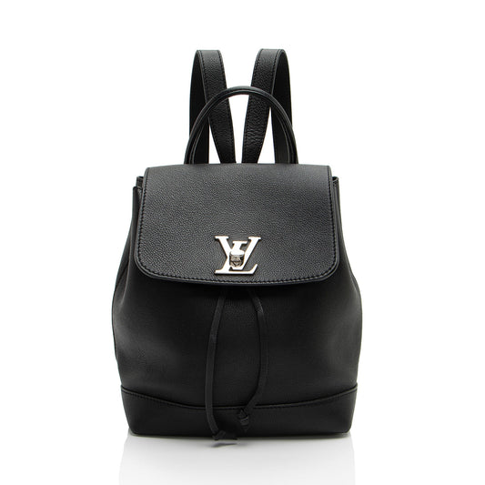 Louis Vuitton Calfskin Lockme Backpack (SHF-67YGP1)