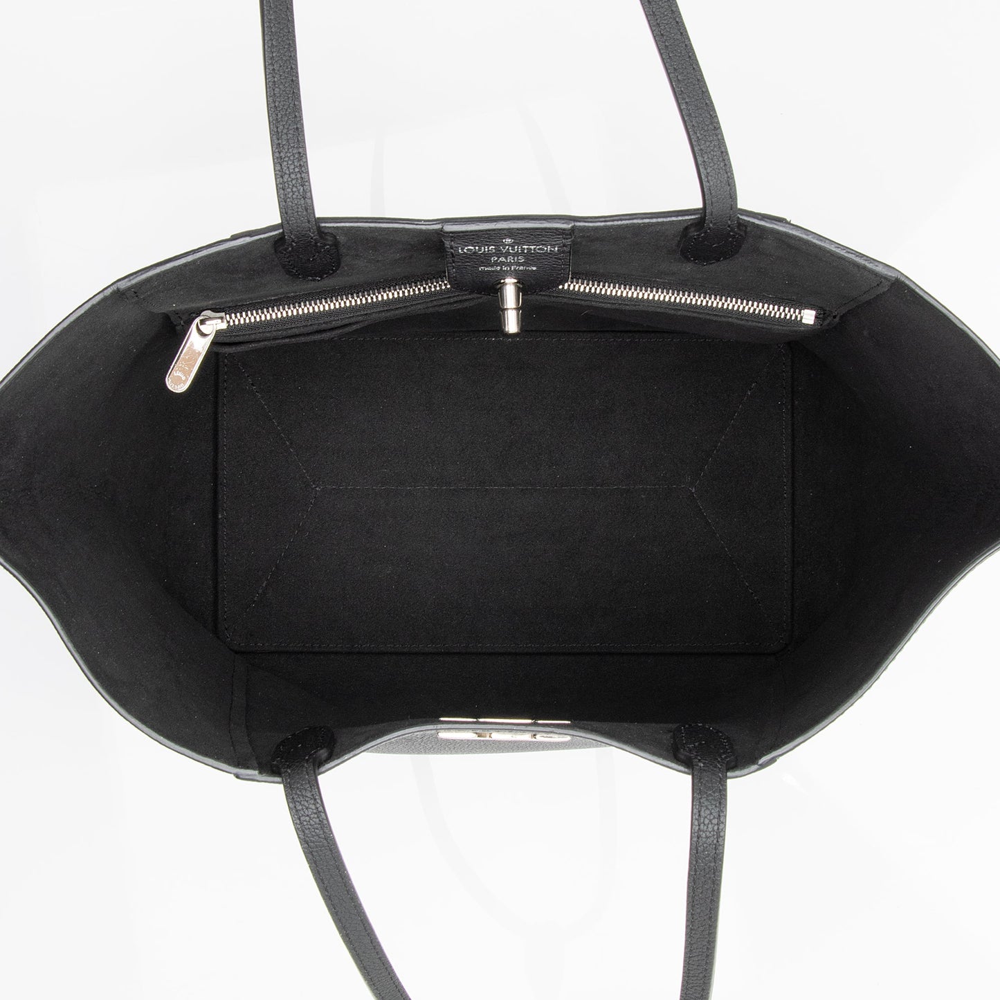 Louis Vuitton Calfskin Lockme Cabas Tote (SHF-23612)