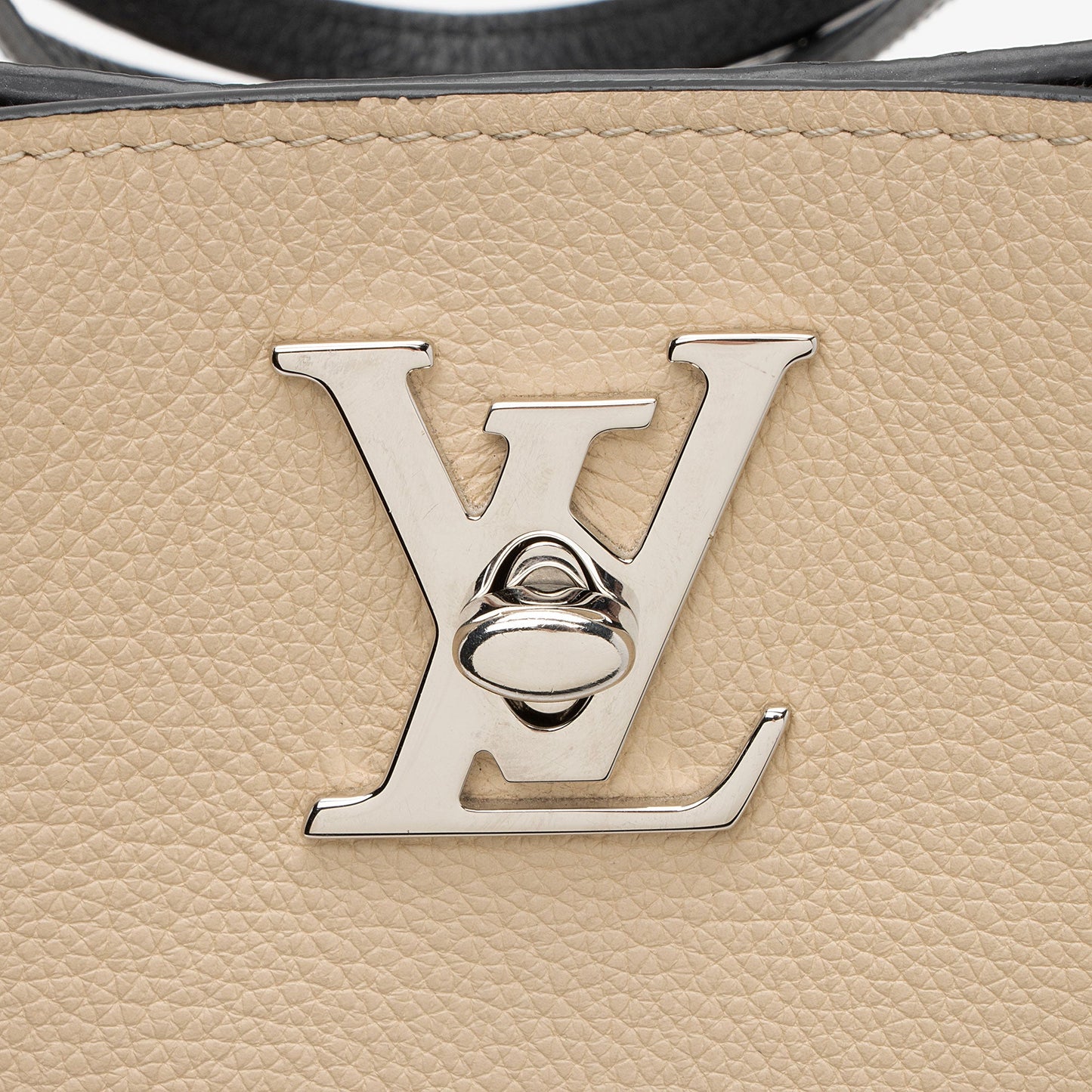 Louis Vuitton Calfskin Lockme Cabas Tote (SHF-pDcHNY)