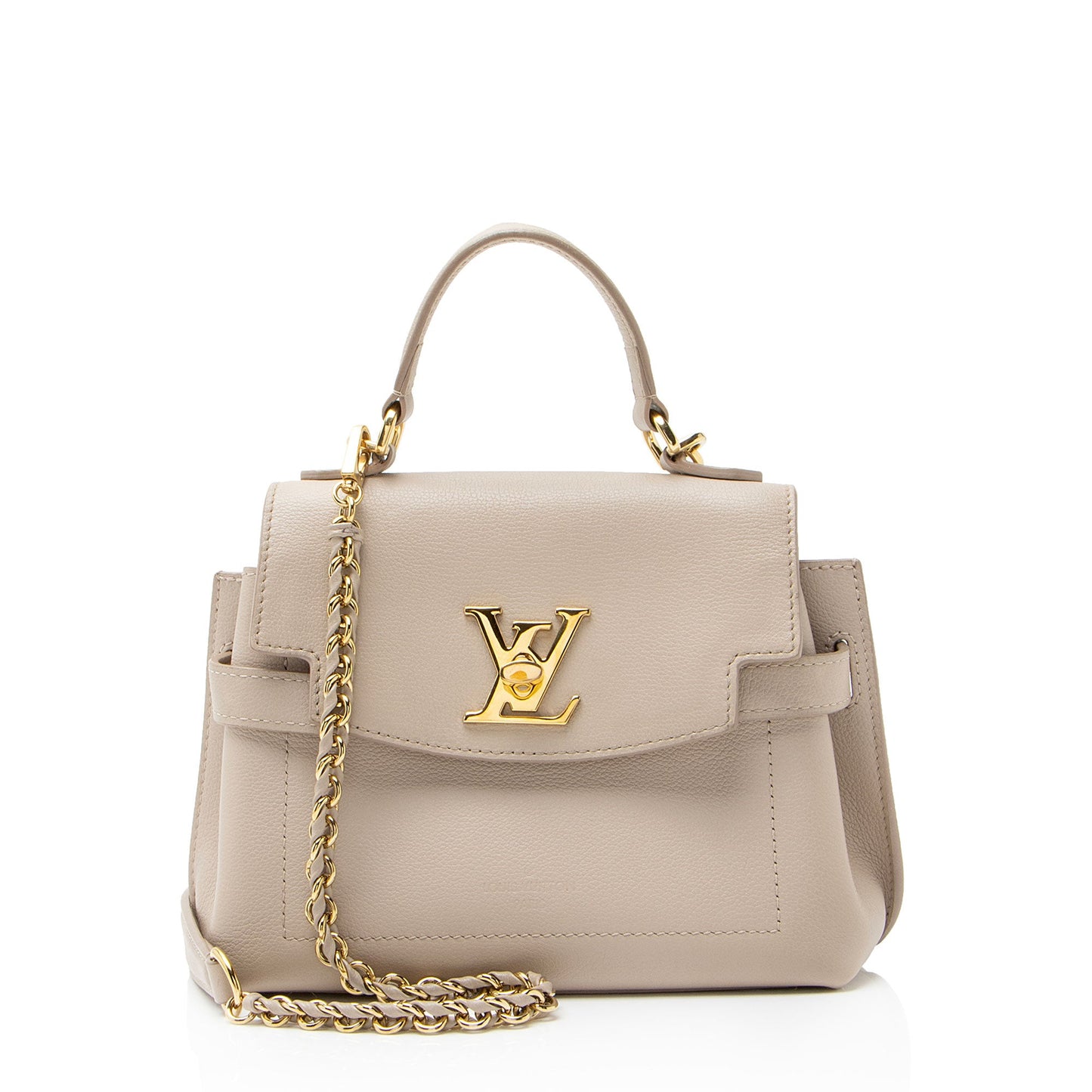 Louis Vuitton Calfskin Lockme Ever Mini Top Handle