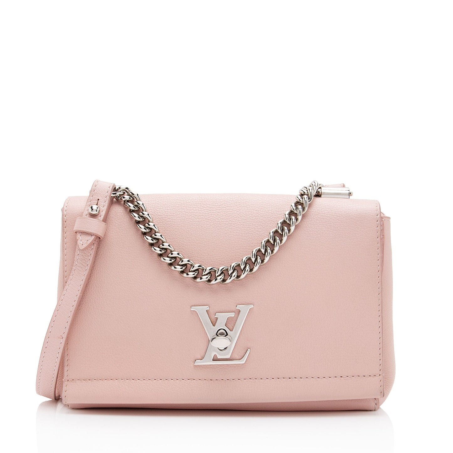 Louis Vuitton Calfskin Lockme II BB Shoulder Bag (SHF-6J0mNj)