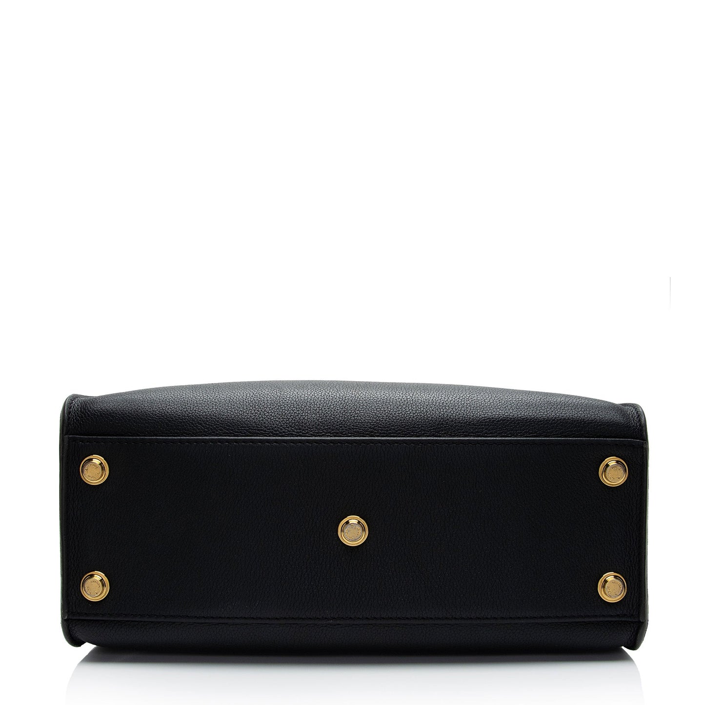 Louis Vuitton Calfskin Monogram Canvas On My Side MM Tote (SHF-RiHqE0)