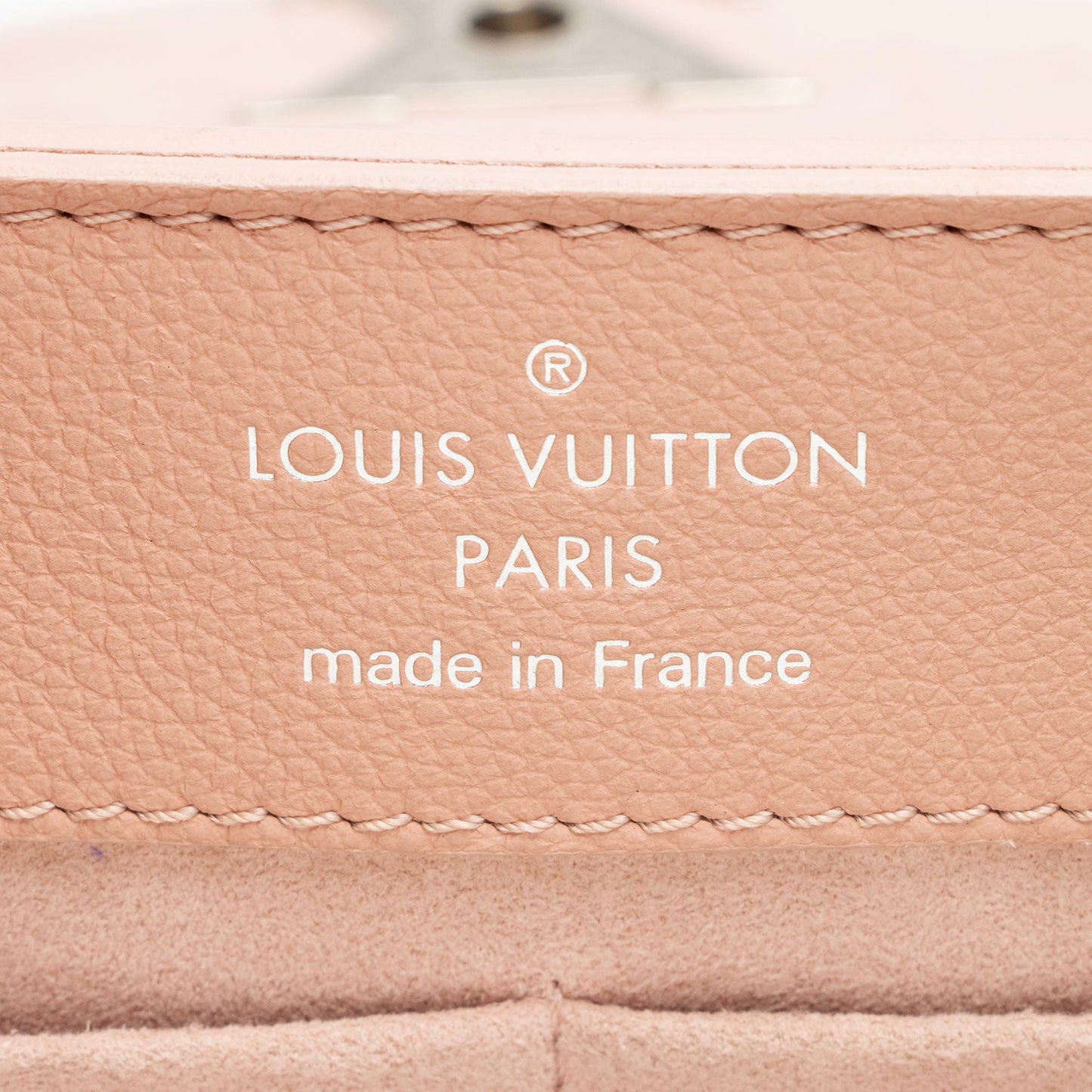 Louis Vuitton Calfskin Lockme Ever MM Top Handle (SHF-rz7iDD)
