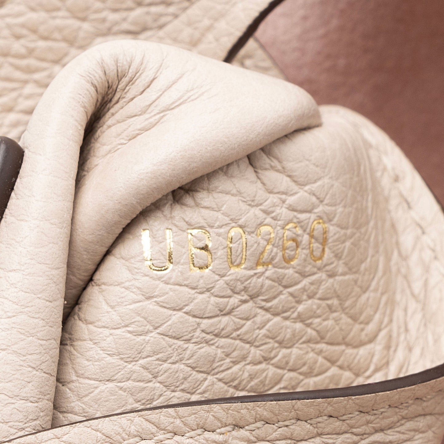 Louis Vuitton Calfskin Nano Lockme Bucket Bag (SHF-5gQoz6)