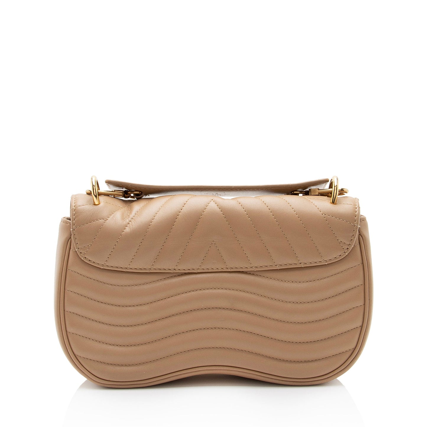 Louis Vuitton Calfskin New Wave Chain MM Shoulder Bag  -  (SHF-BC4Bgk)