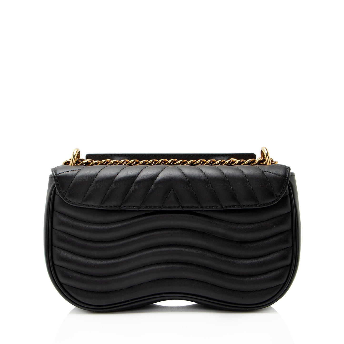 Louis Vuitton Calfskin New Wave Chain MM Shoulder Bag