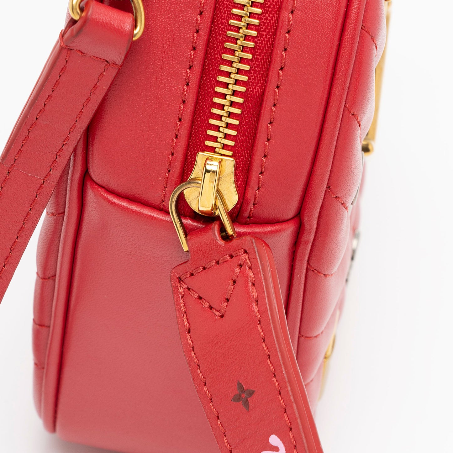 Louis Vuitton Limited Edition Calfskin New Wave Love Lock Heart Shoulder Bag