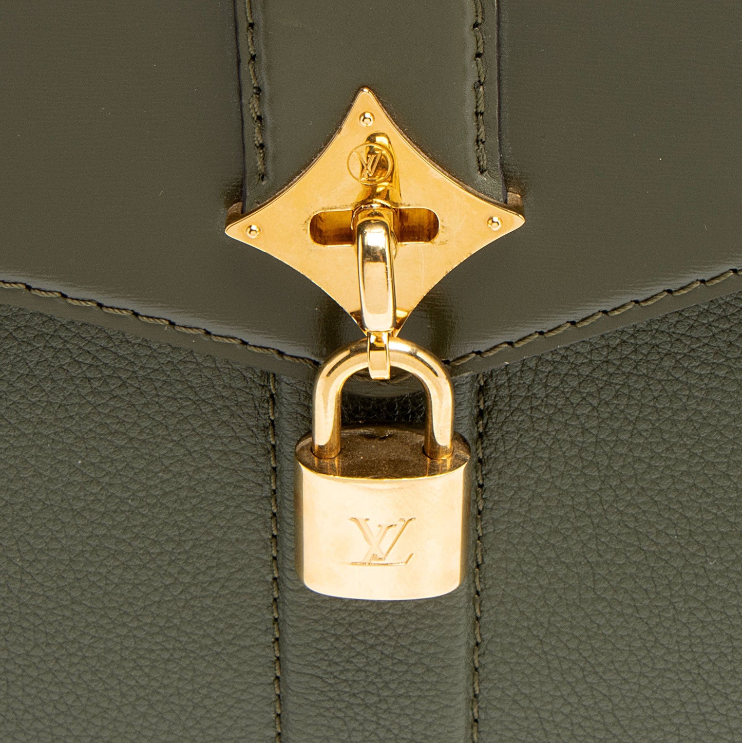 Louis Vuitton Calfskin Rose Des Vents MM Top Handle